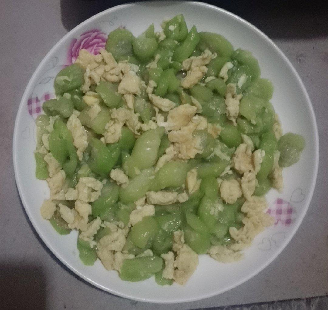 丝瓜炒蛋