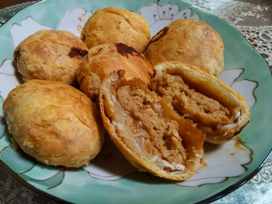 【鲜肉月饼】秋天的第一颗月饼，一口爆汁，酥香掉渣！