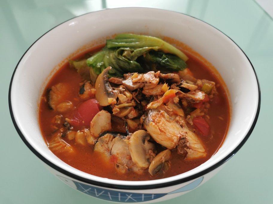 番茄炖鲅鱼（马鲛鱼）