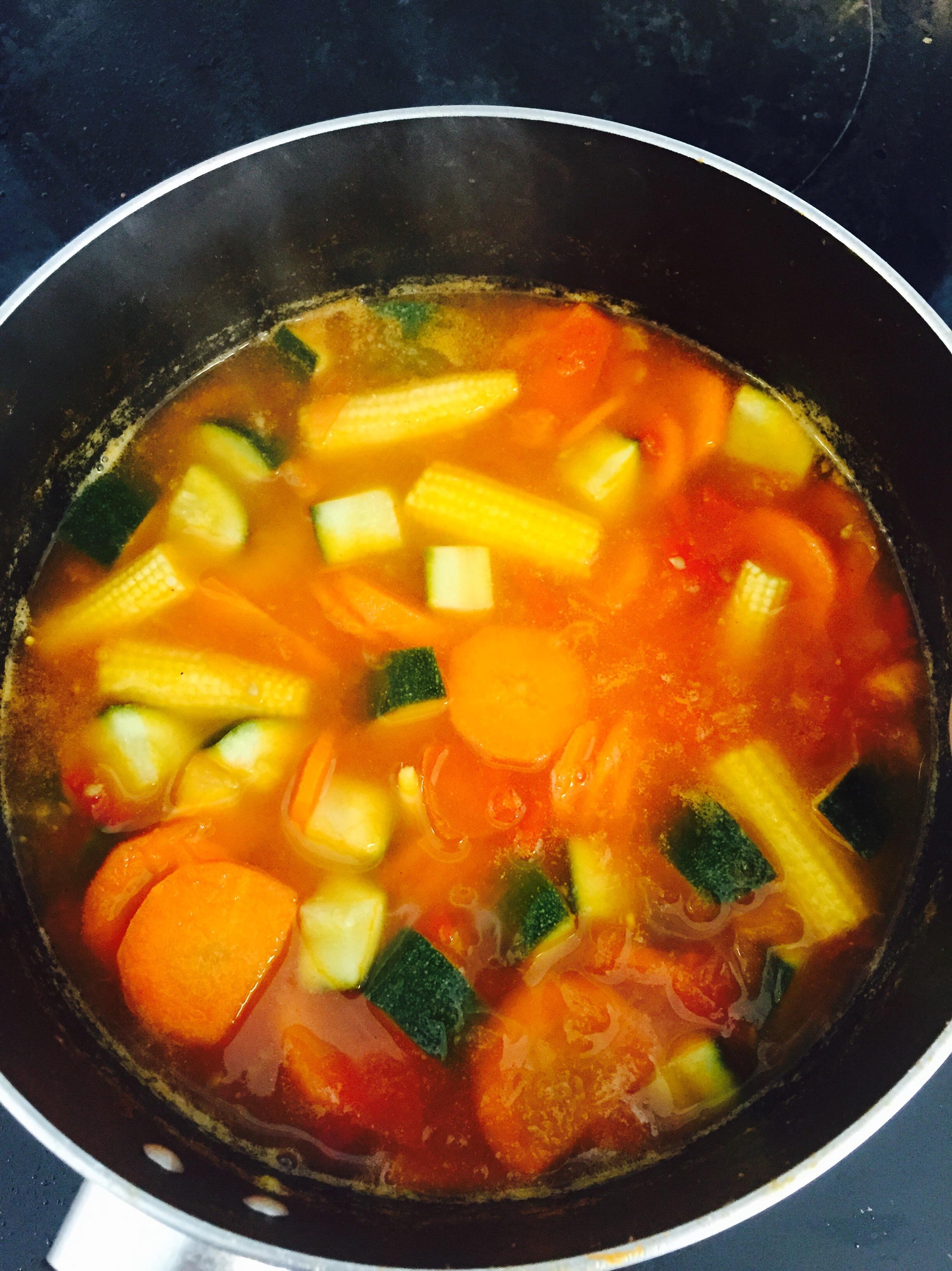 超级低卡蔬菜汤的做法 步骤6