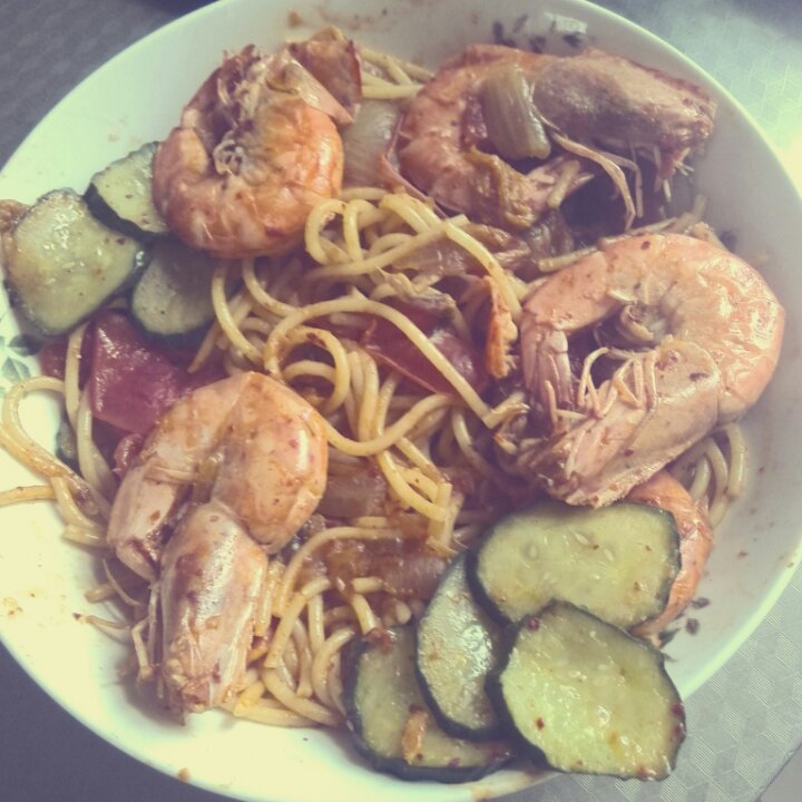 泡菜肉酱意粉