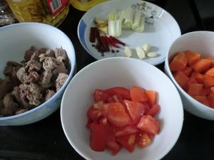 胡萝卜炖牛肉的做法 步骤1