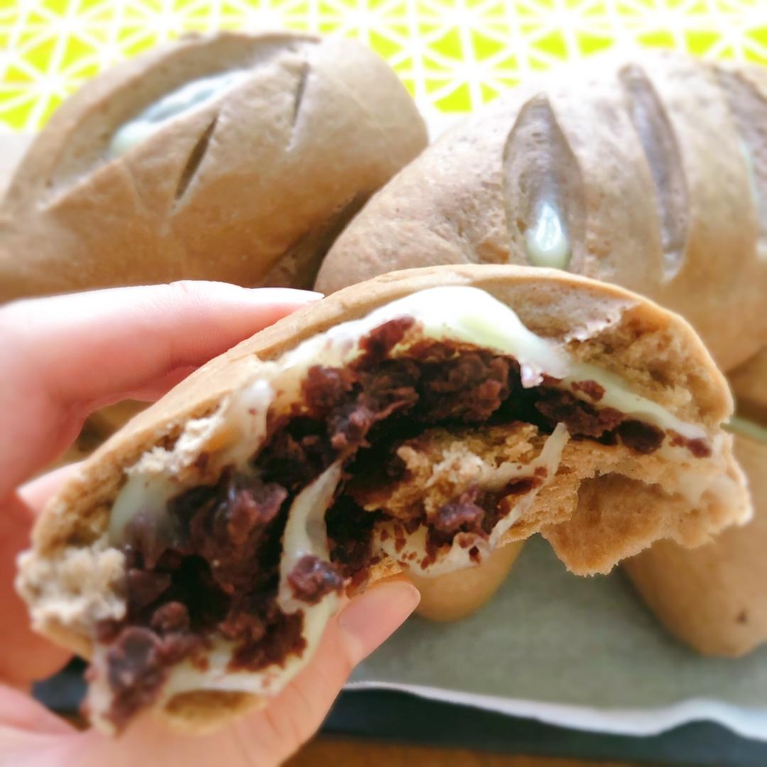 超级好吃简单好做的可可麻薯软欧面包