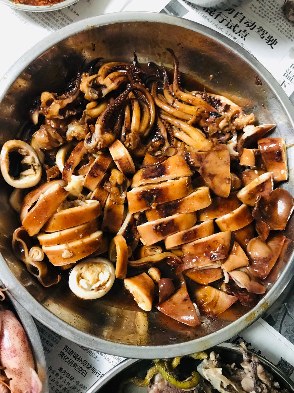 没什么技术含量就是费点功夫的照烧鱿鱼筒