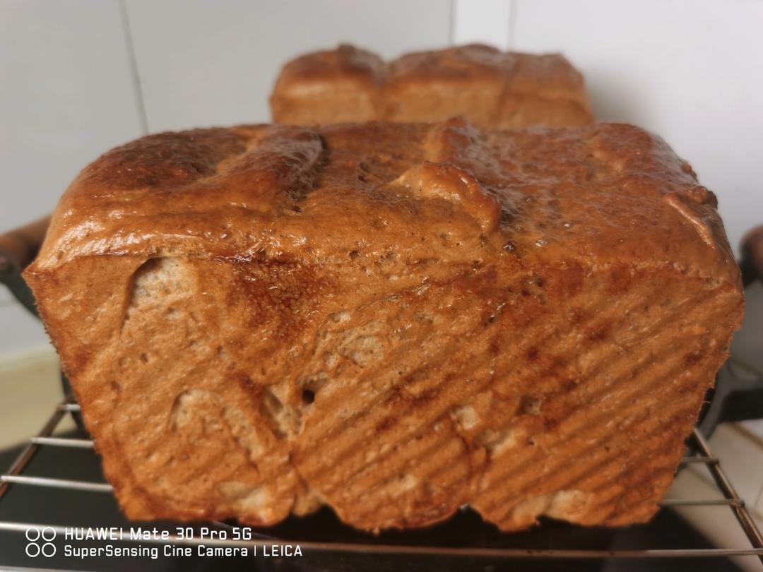 拿铁咖啡风味全麦吐司🍞疯狂消耗淡奶油‼️
