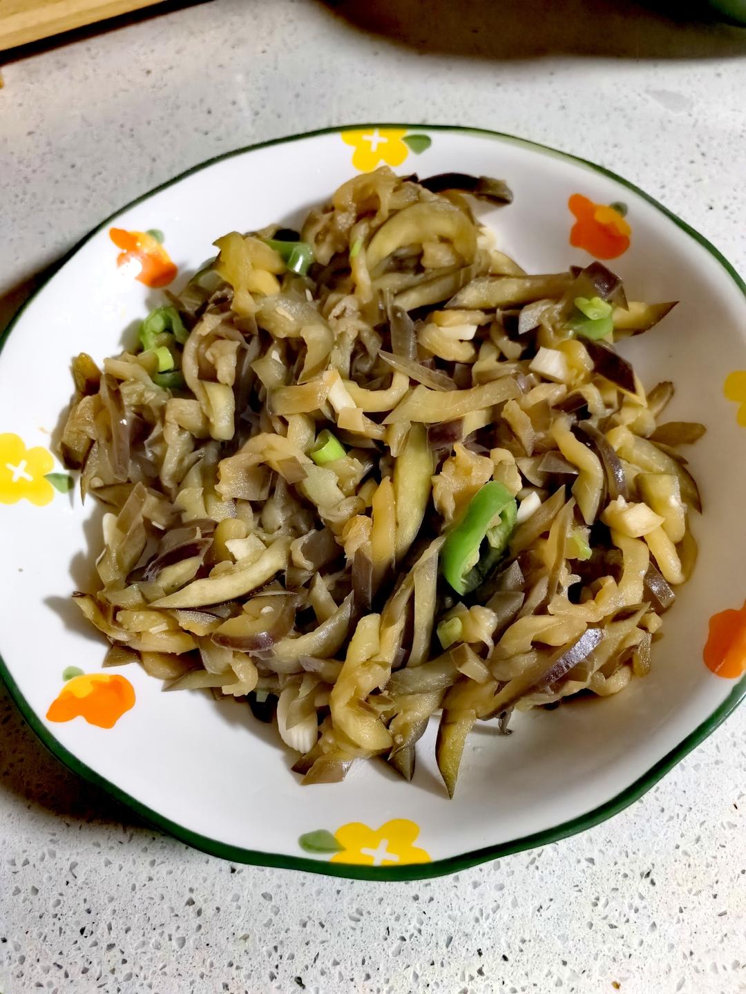 最家常的小炒茄丝