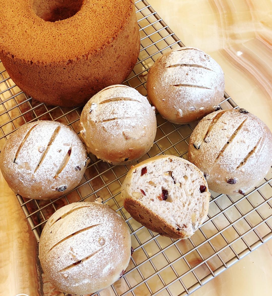 中种全麦核桃面包