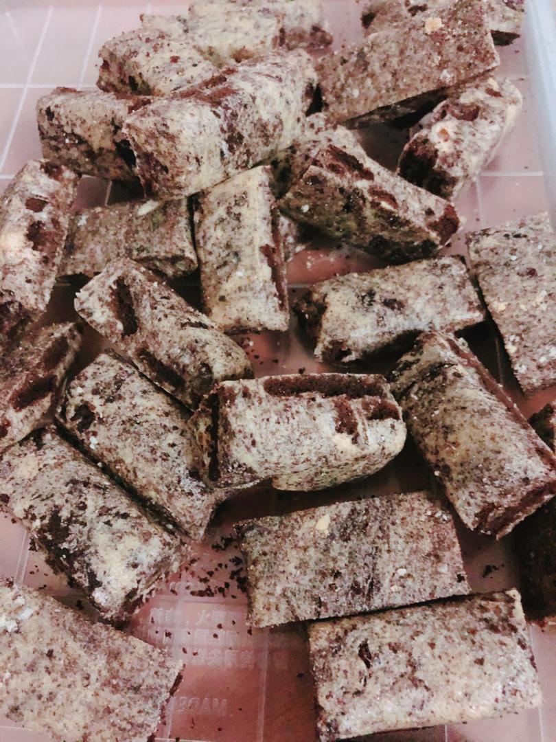 咖啡奥利奥牛轧糖，超香～