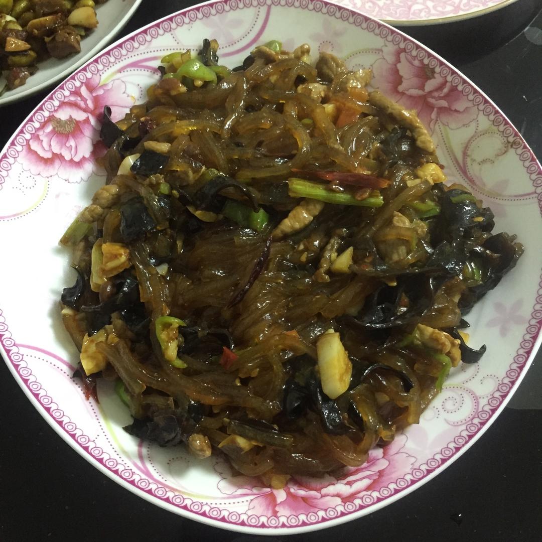 肉末炒粉丝