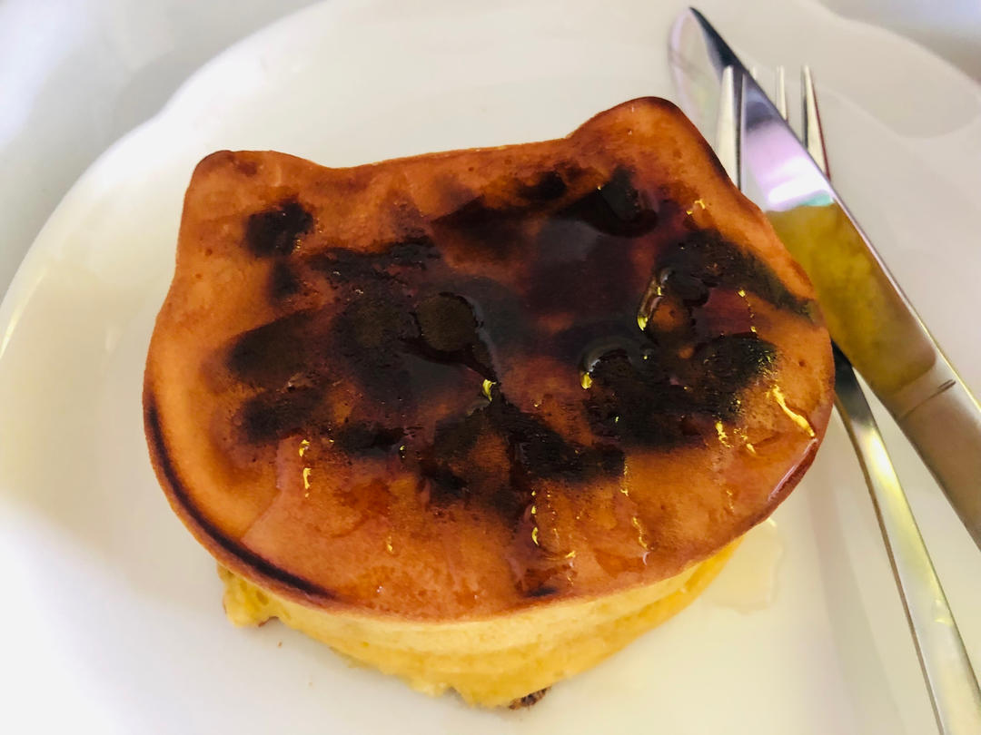 可爱猫猫头松饼