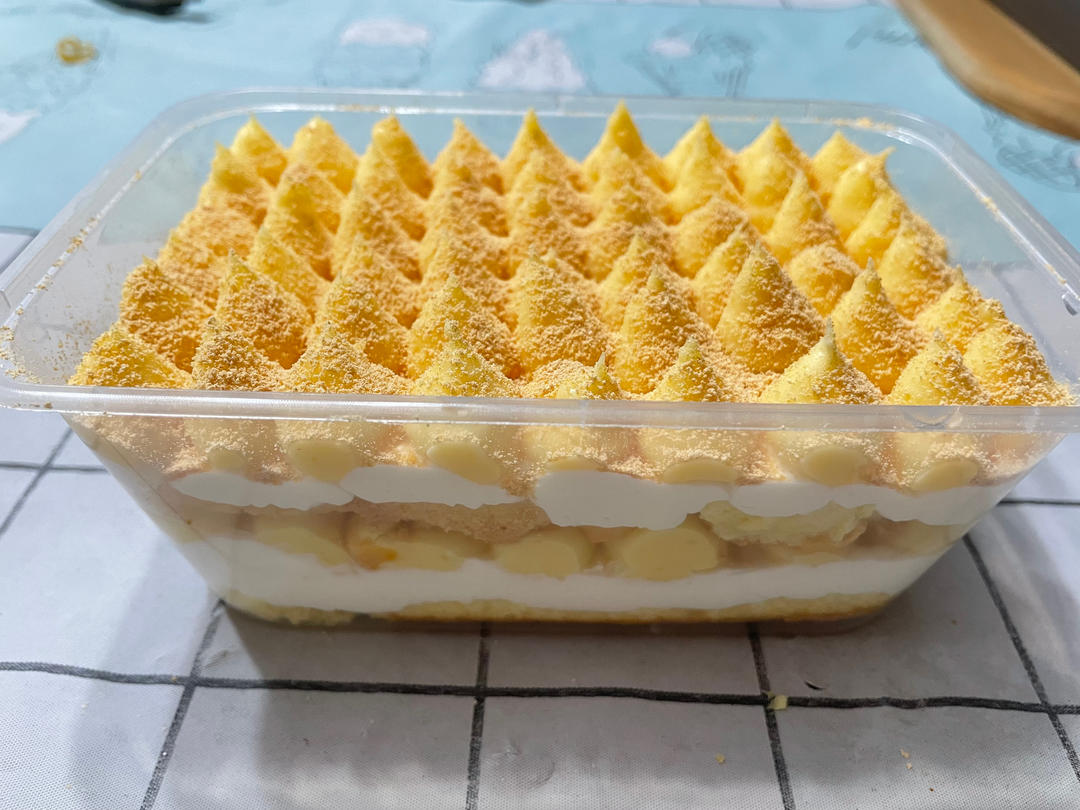 豆香浓郁甜而不腻❗️自制网红豆乳盒子蛋糕