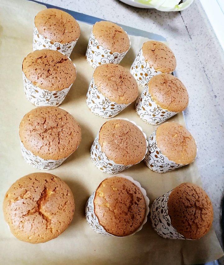 纸杯蛋糕 8寸戚风蛋糕的量