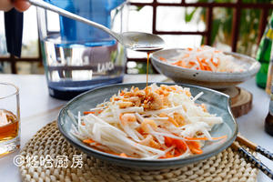 金钩海米拌白菜的做法 步骤9