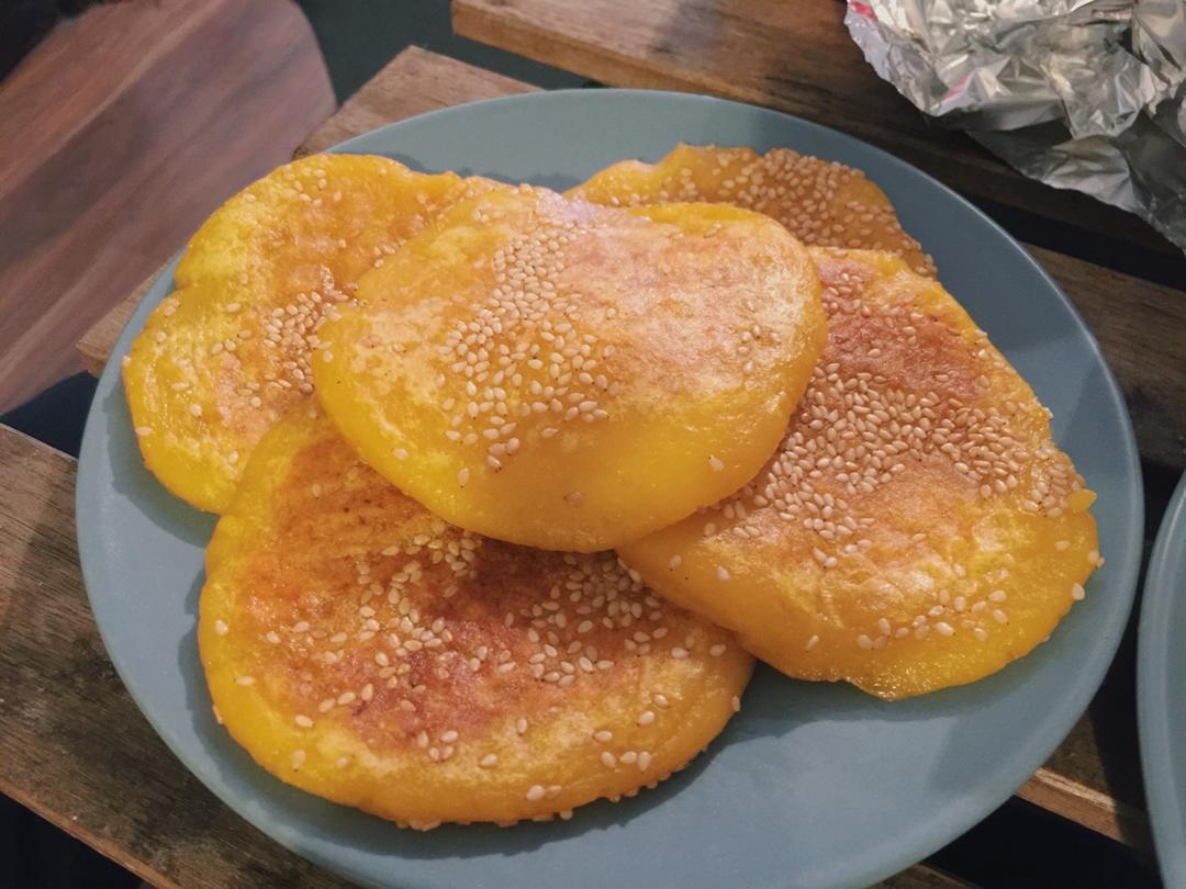 芝麻南瓜饼