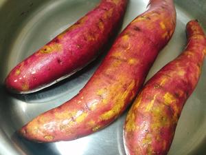 黄桃双星版烤红薯与蒸山药的做法 步骤2