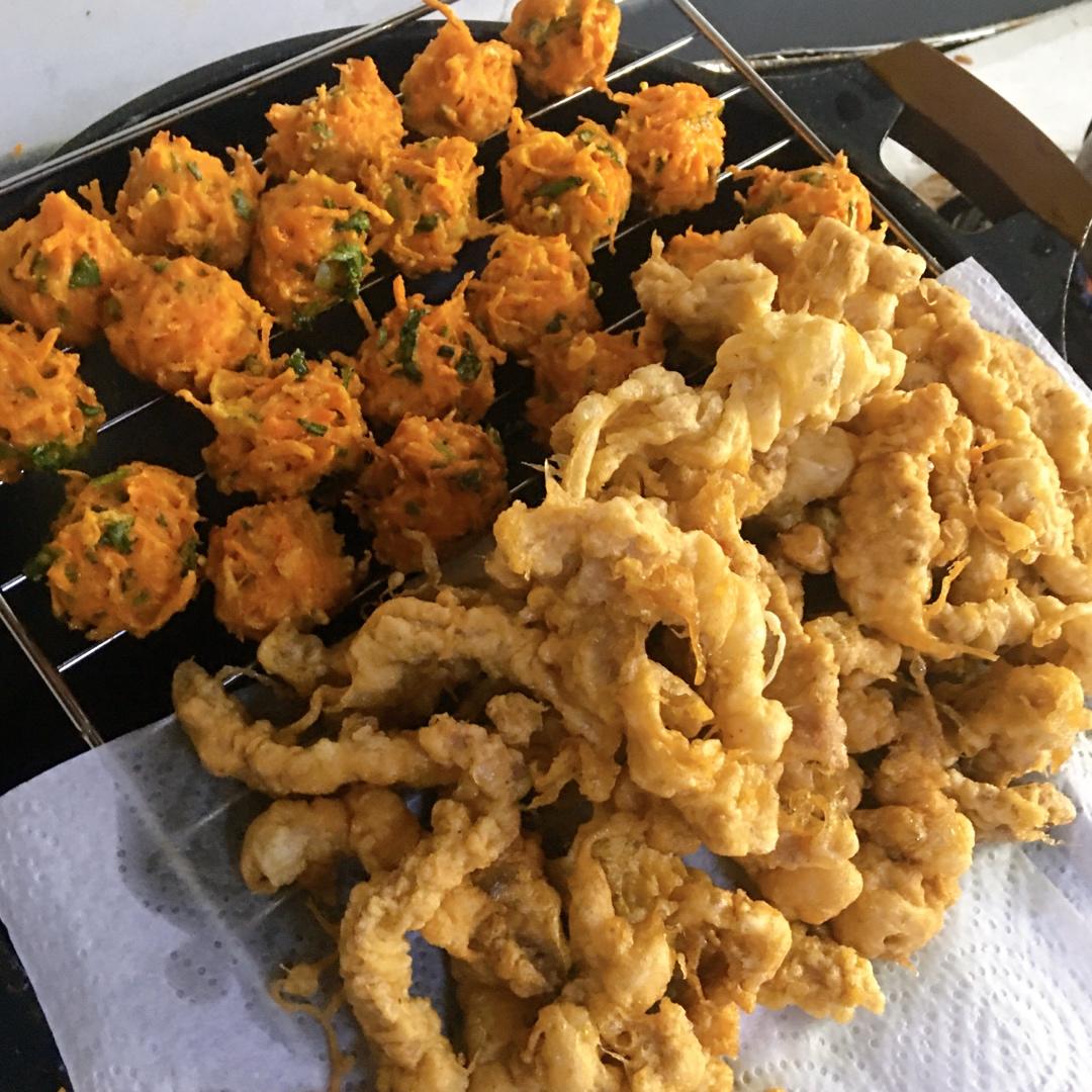胡萝卜香菜素丸子