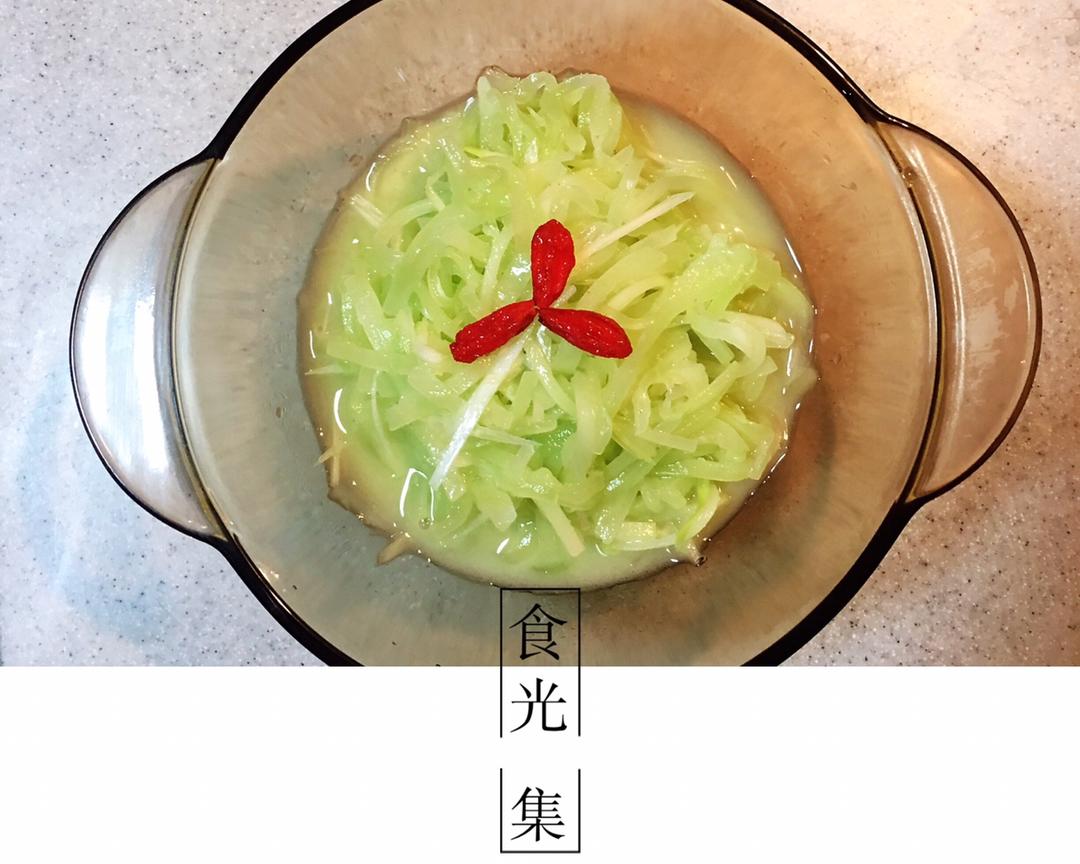 青芥辣生拌莴笋丝