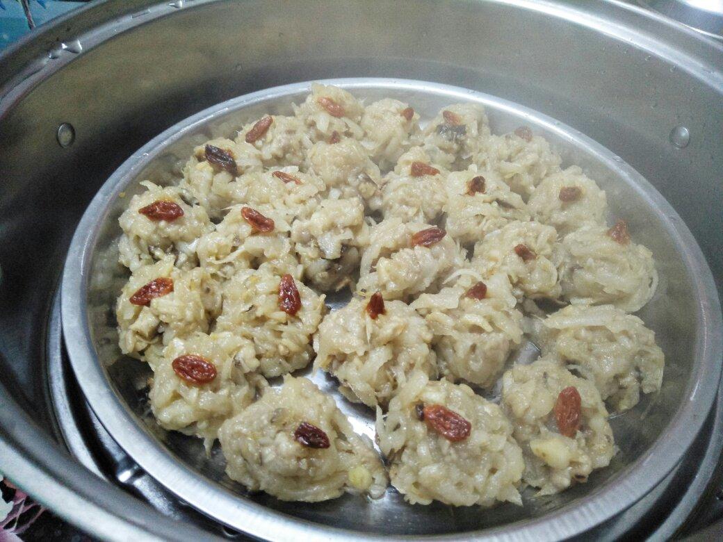 蒸萝卜丸