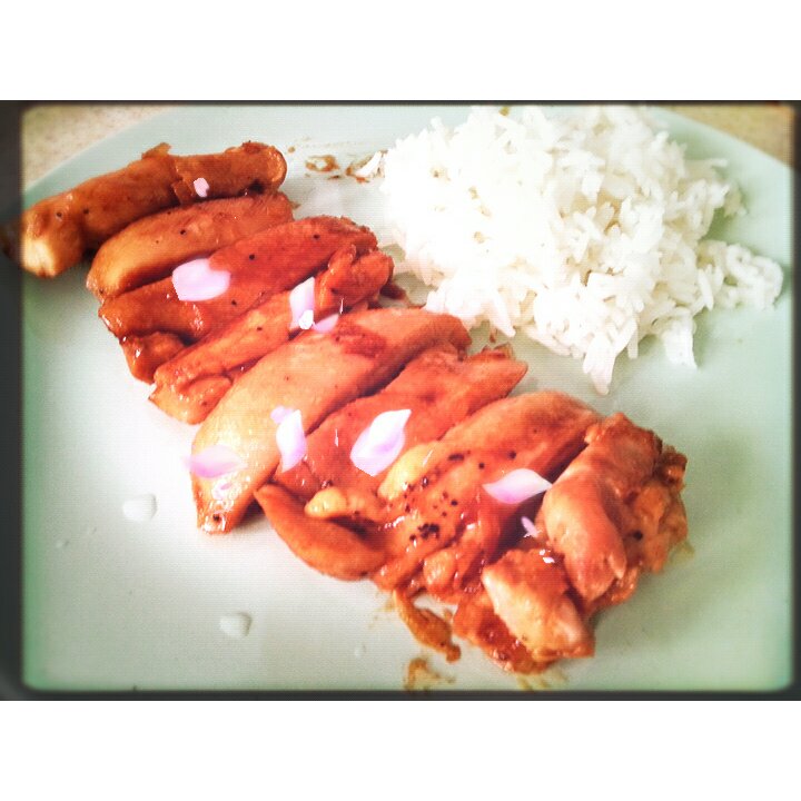 照烧鸡腿饭
