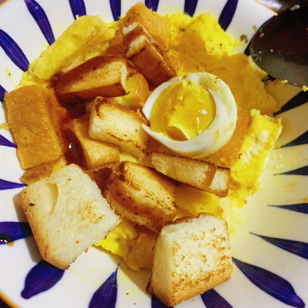 微波炉版·鸡蛋吐司布丁的做法 步骤4