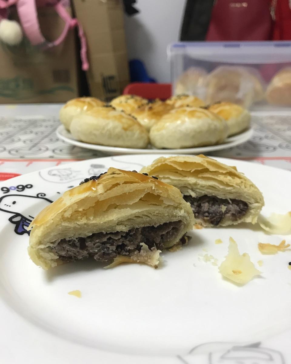 堂妈小厨——酥皮绿豆饼