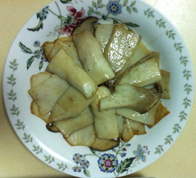 干煎杏鲍菇