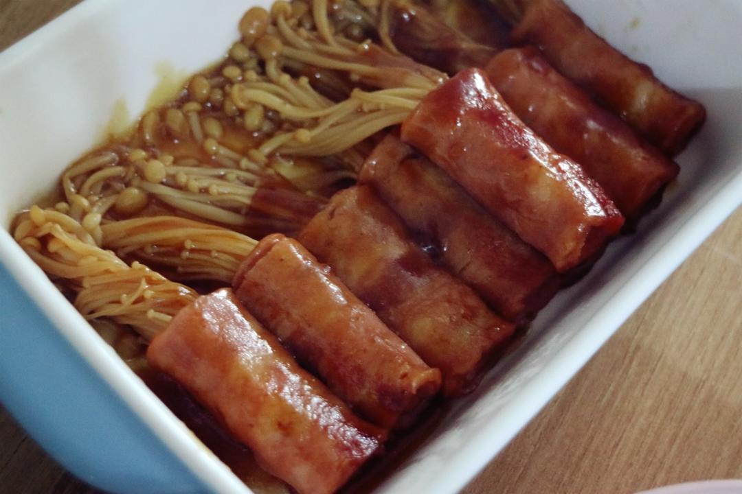 金针菇培根卷