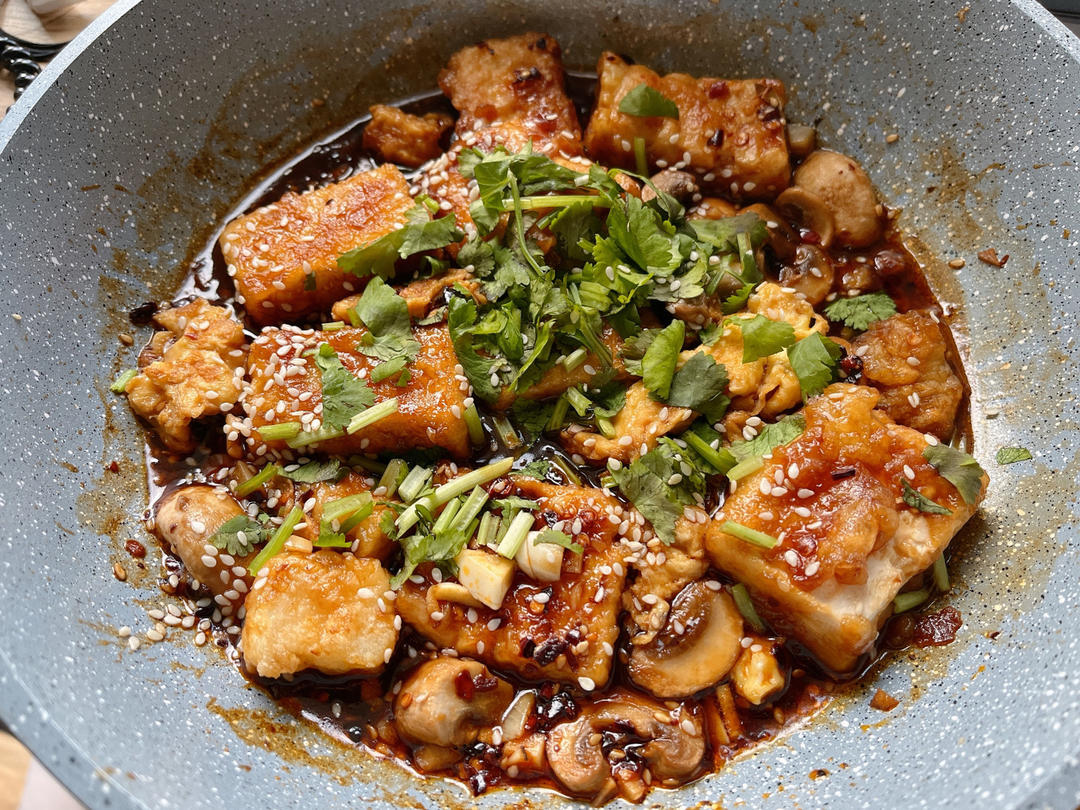 爆汁香煎豆腐