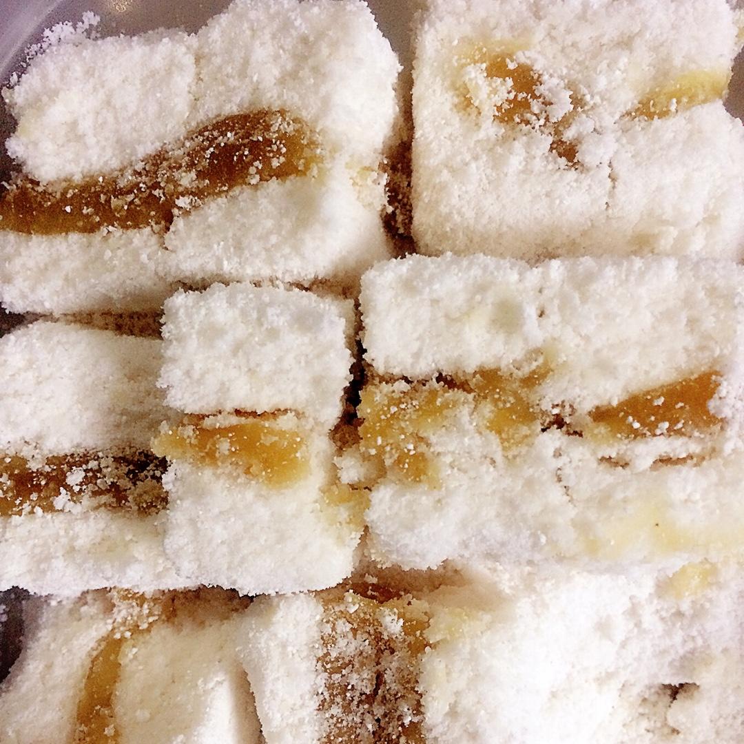 面包和tea做的豆沙松糕