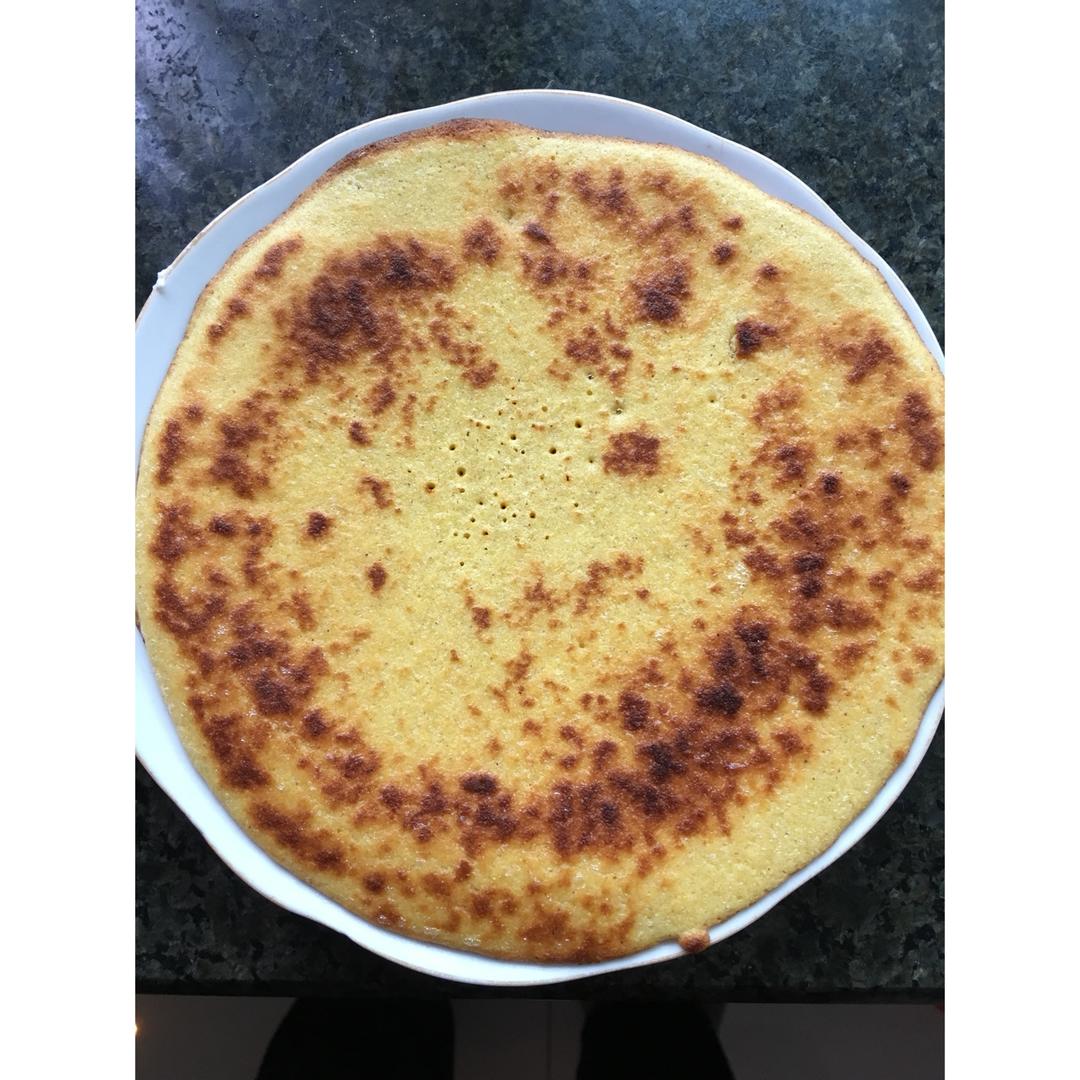 鸡蛋玉米饼（附松饼煎圆的方法）