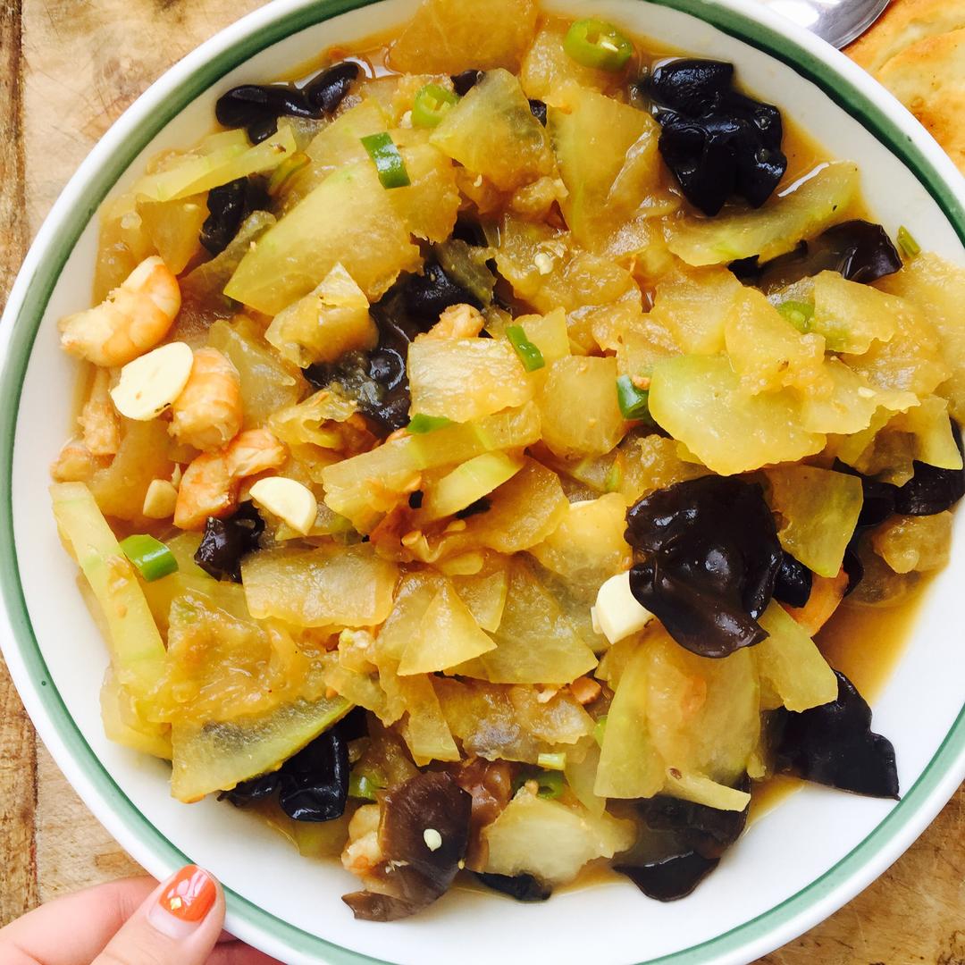 冬瓜木耳炒虾仁🍤