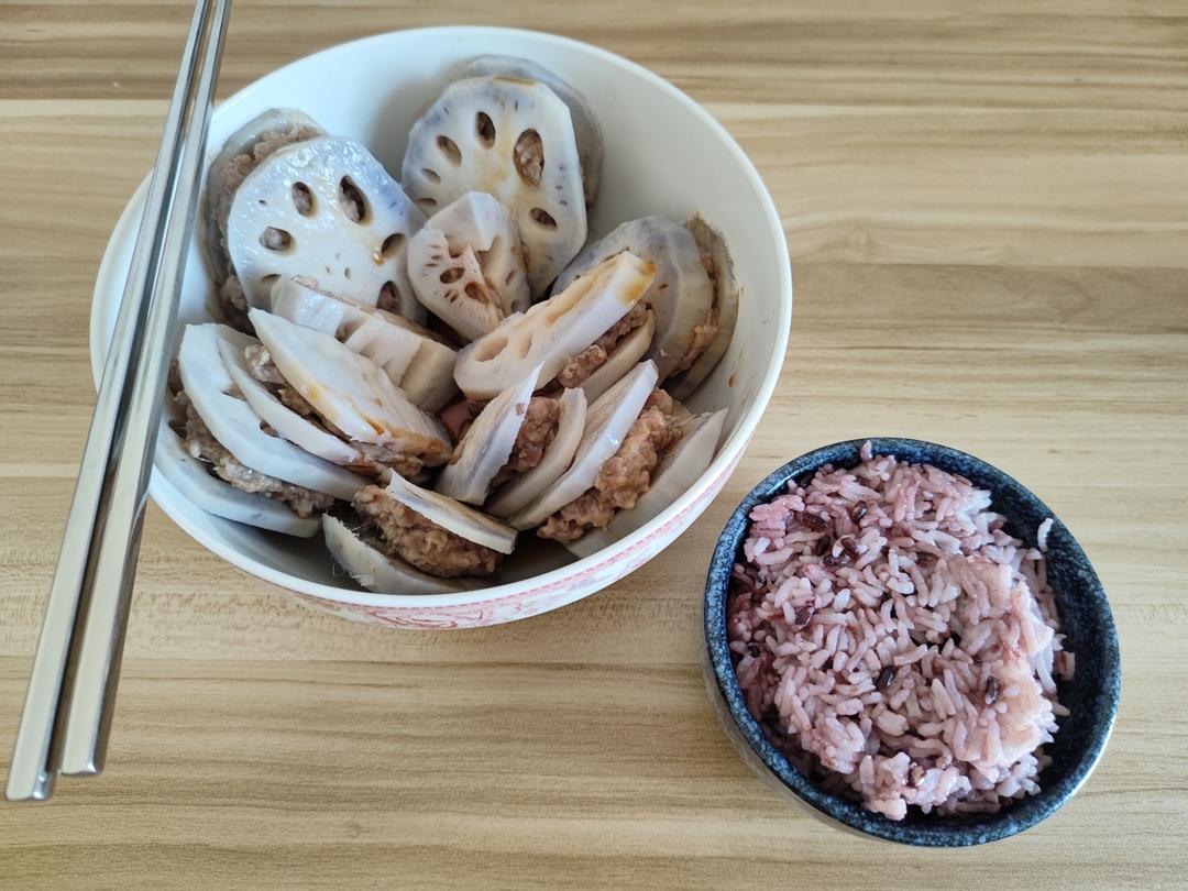 好运连连-莲藕蒸肉饼