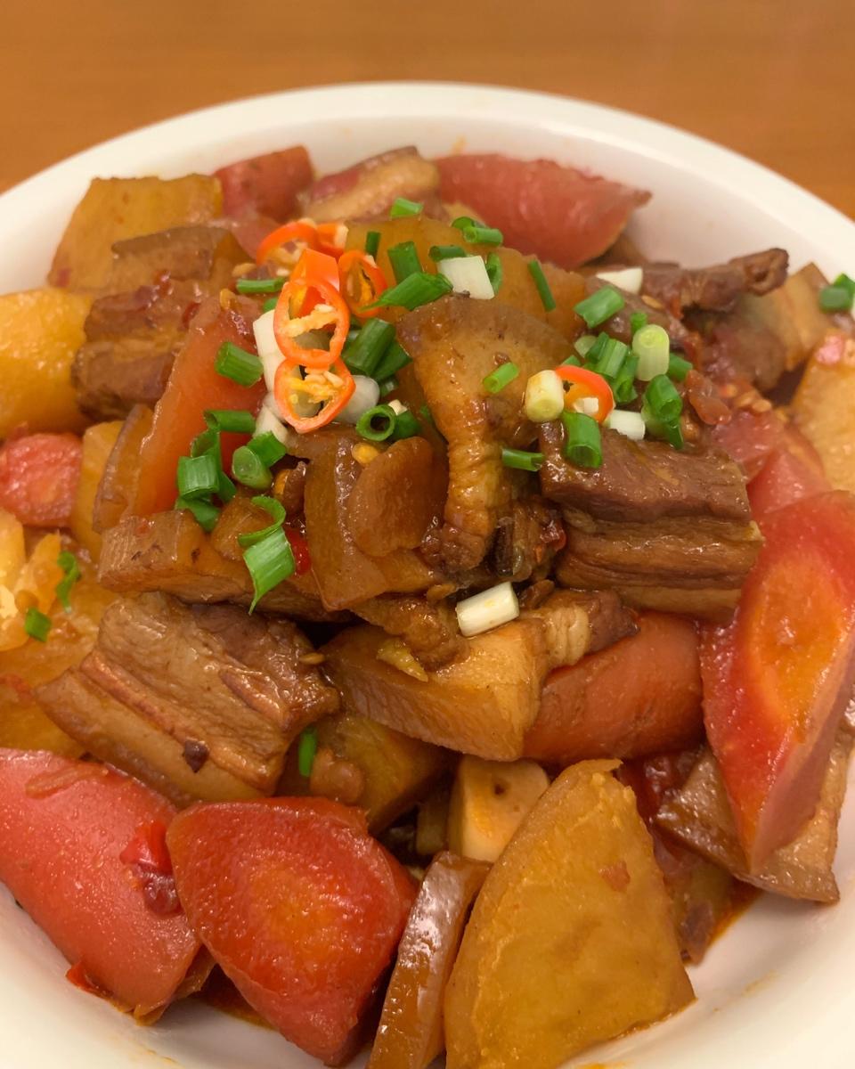 沙沙土豆胡萝卜炖牛肉