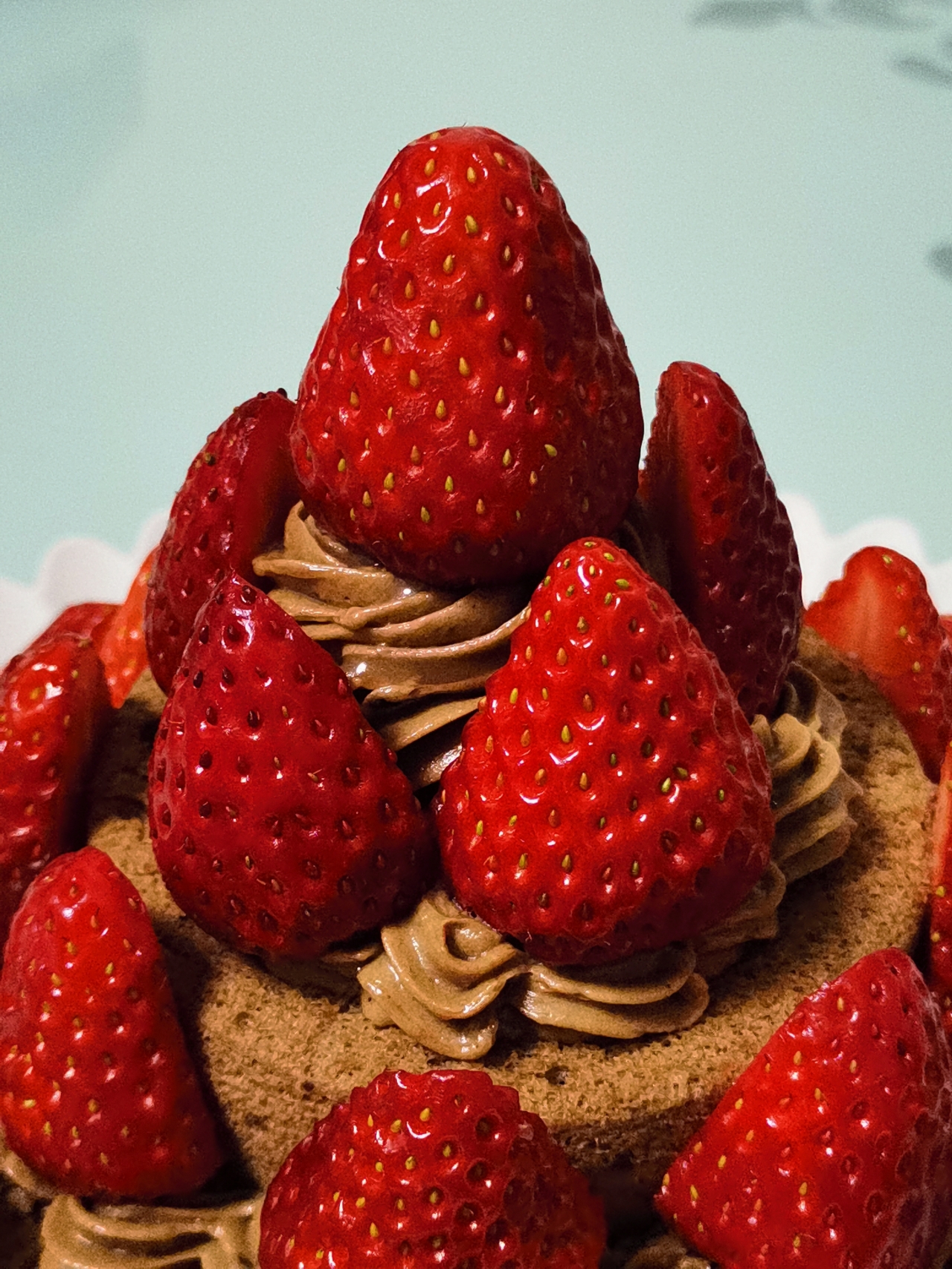 草莓巧克力蛋糕（莓🍓心莓🍓肺莓🍓烦恼）的做法 步骤37