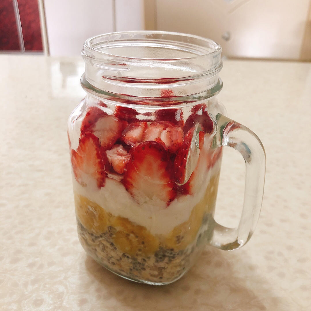 basic overnight oats 时下最流行的营养健康冷藏式隔夜免煮燕麦基本款