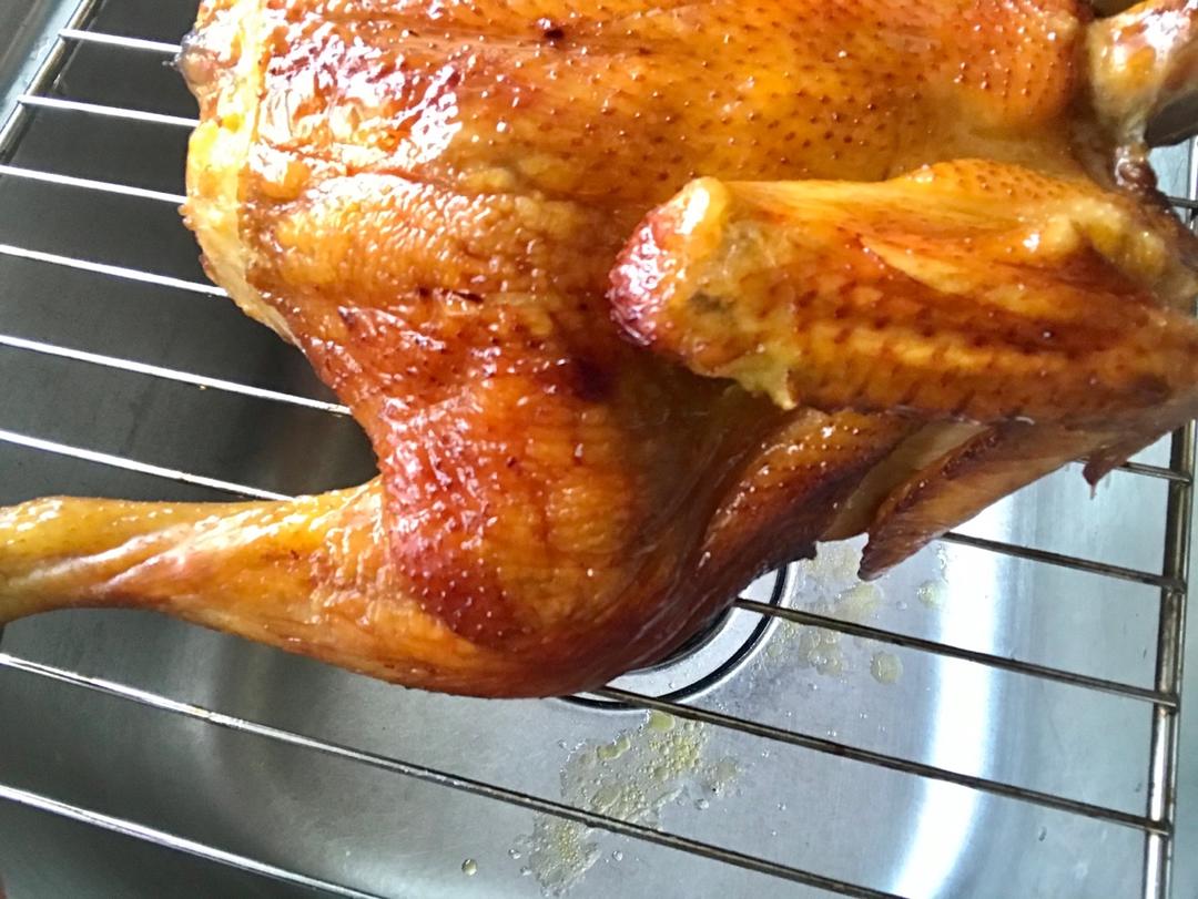 超简单的脆皮烤鸡