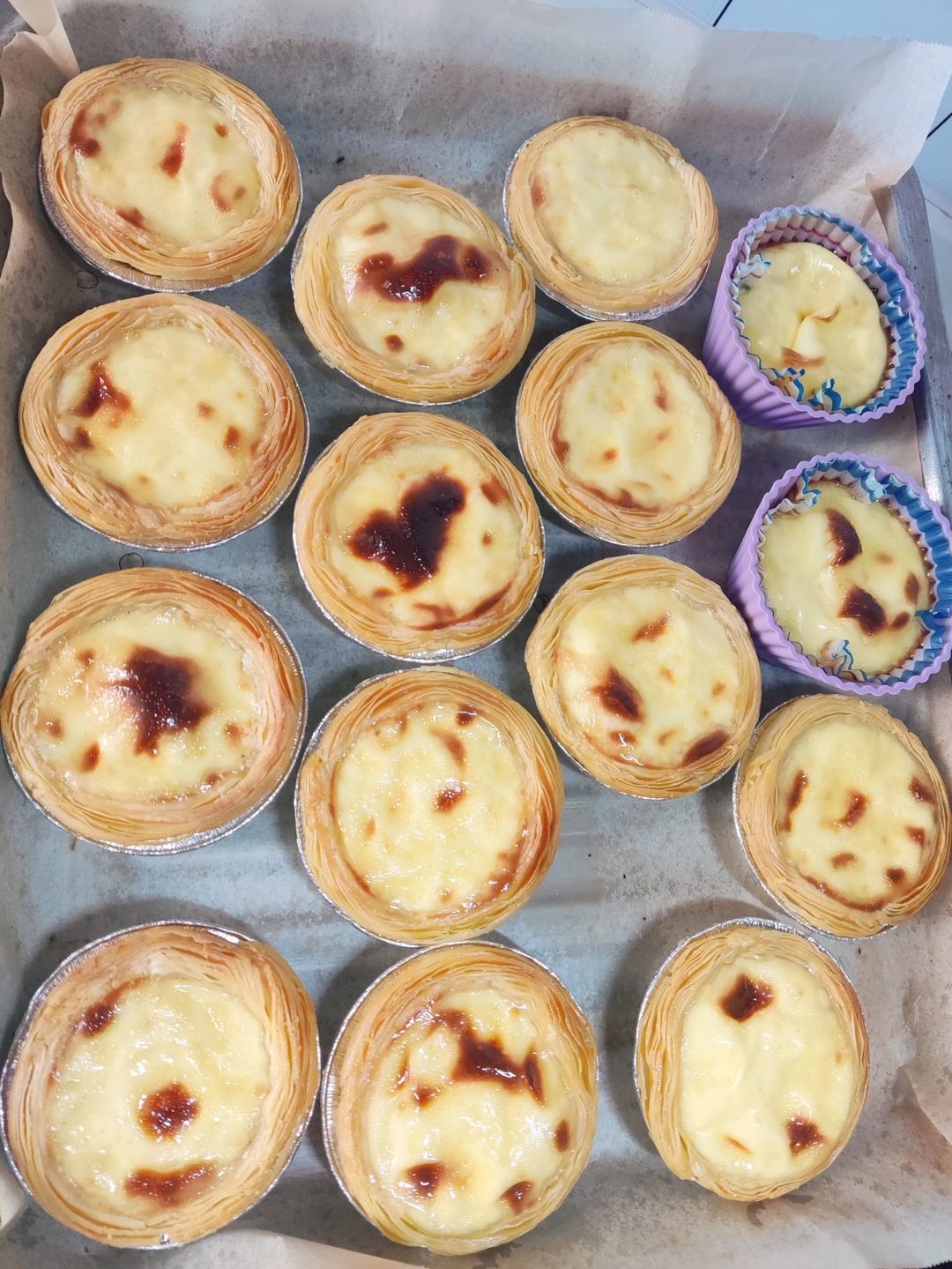 超完美味道超正的蛋挞配方，比KFC的还要嫩还要香~做过最好吃的蛋挞配方