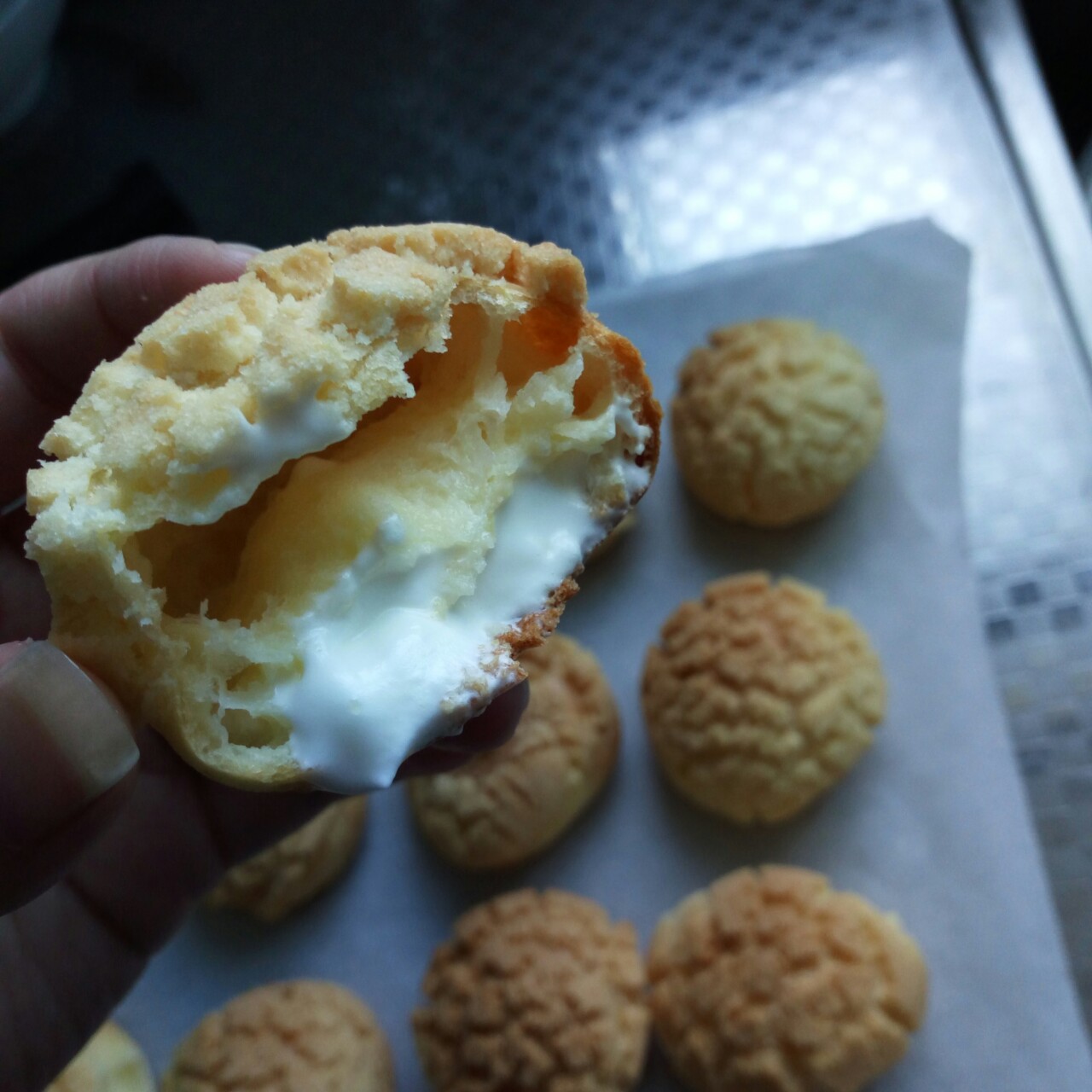 十分美味的酥皮泡芙