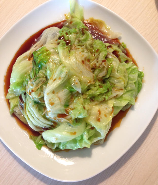 白灼西生菜