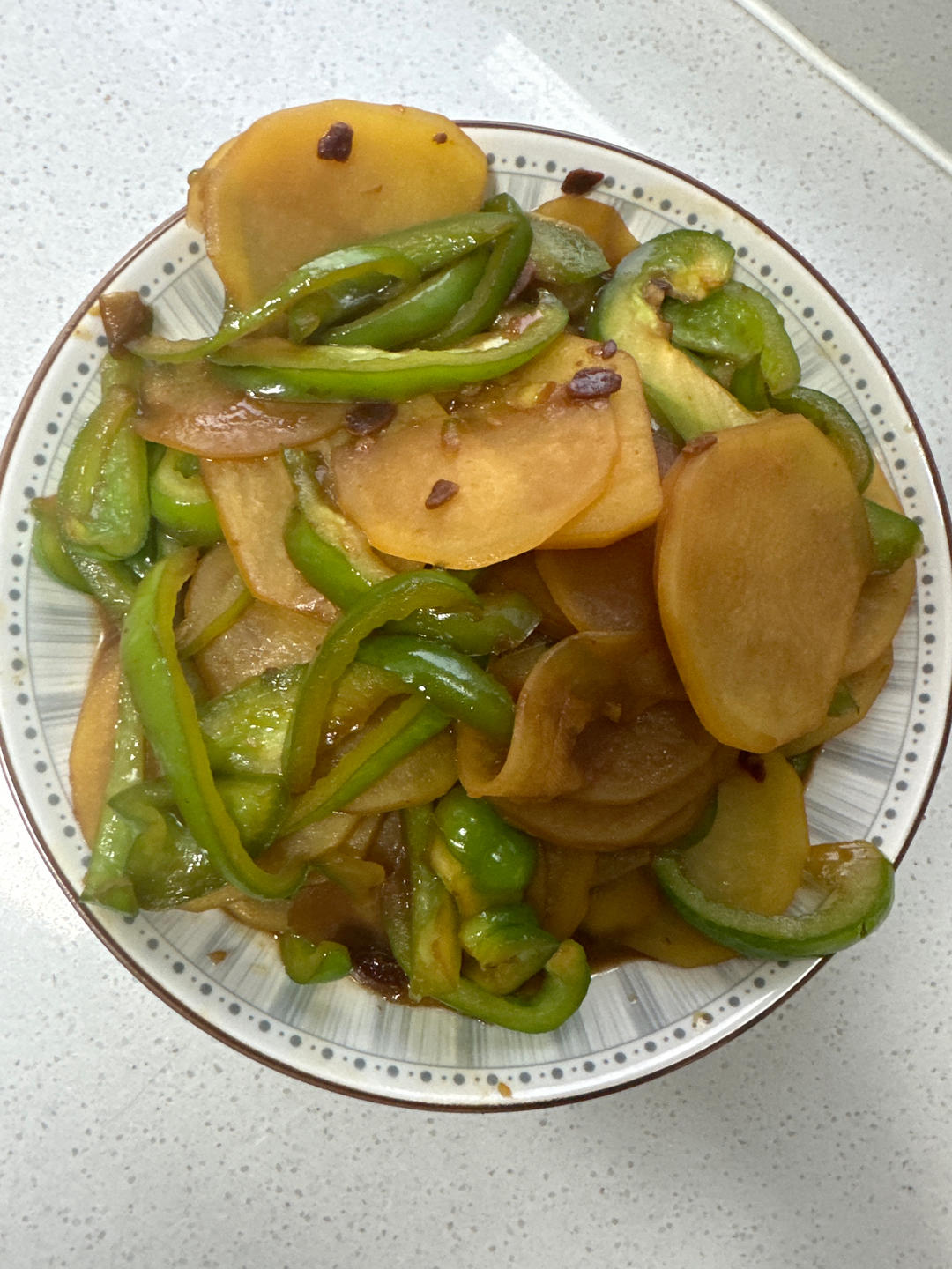 青椒土豆片