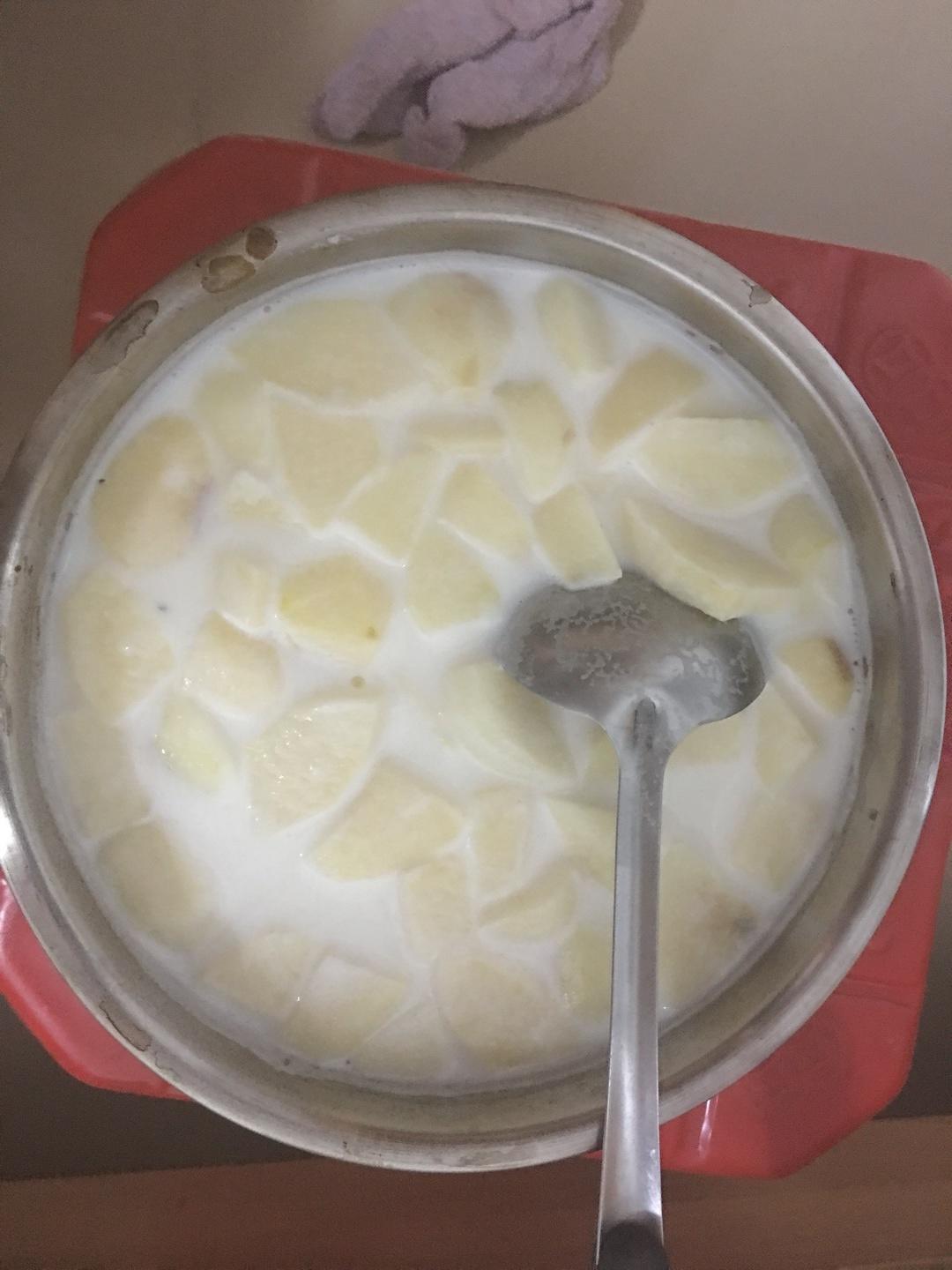 苹果牛奶