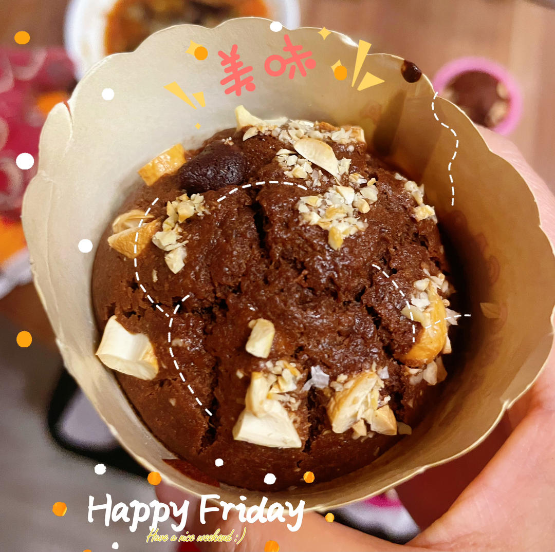 香蕉巧克力马芬