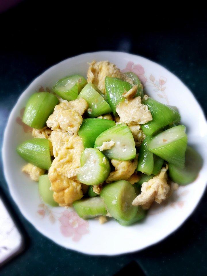 丝瓜炒蛋
