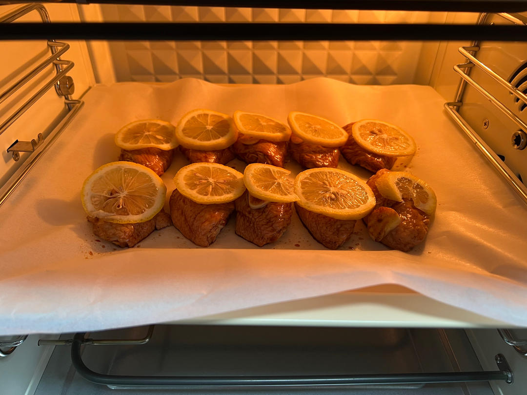 好吃到舔手指的🍋柠檬蒜香烤鸡翅-「家庭版」