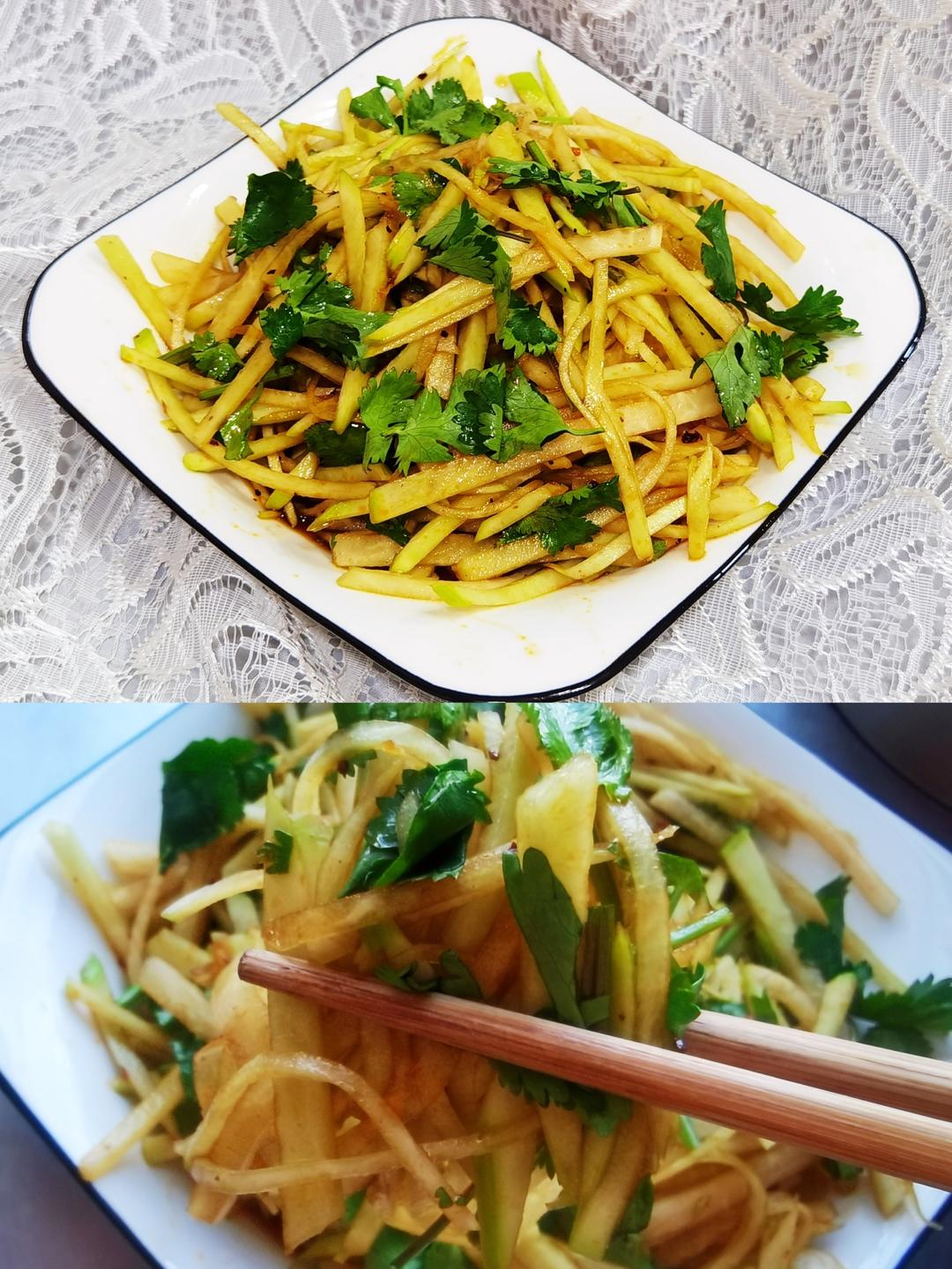 调萝卜丝～2分钟速成小凉菜的做法