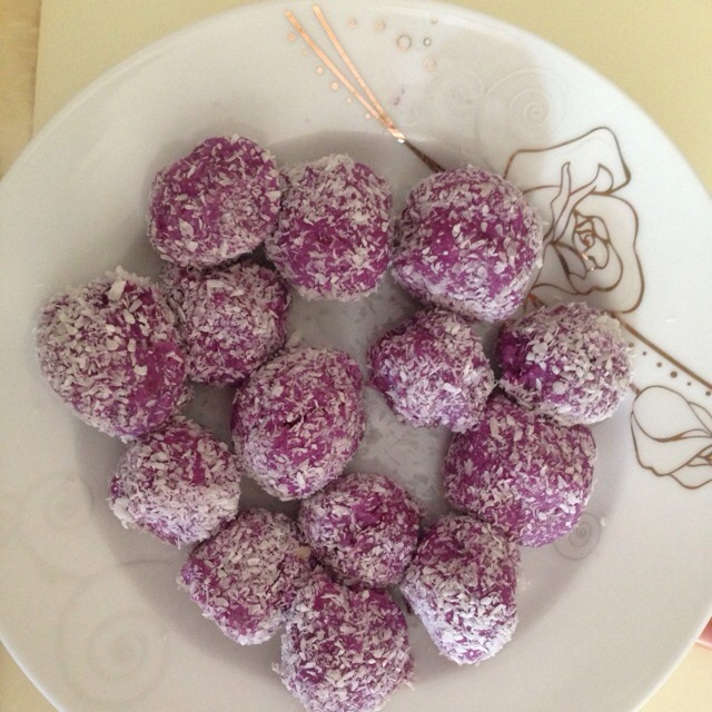 奶香紫薯糯米糍