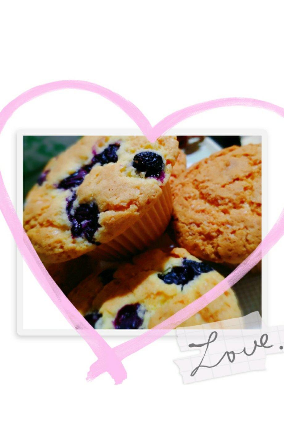 超好吃的蓝莓麦芬