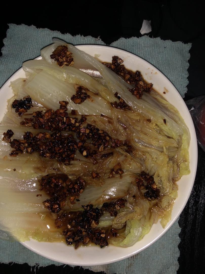 蒜蓉蒸大白菜(娃娃菜)