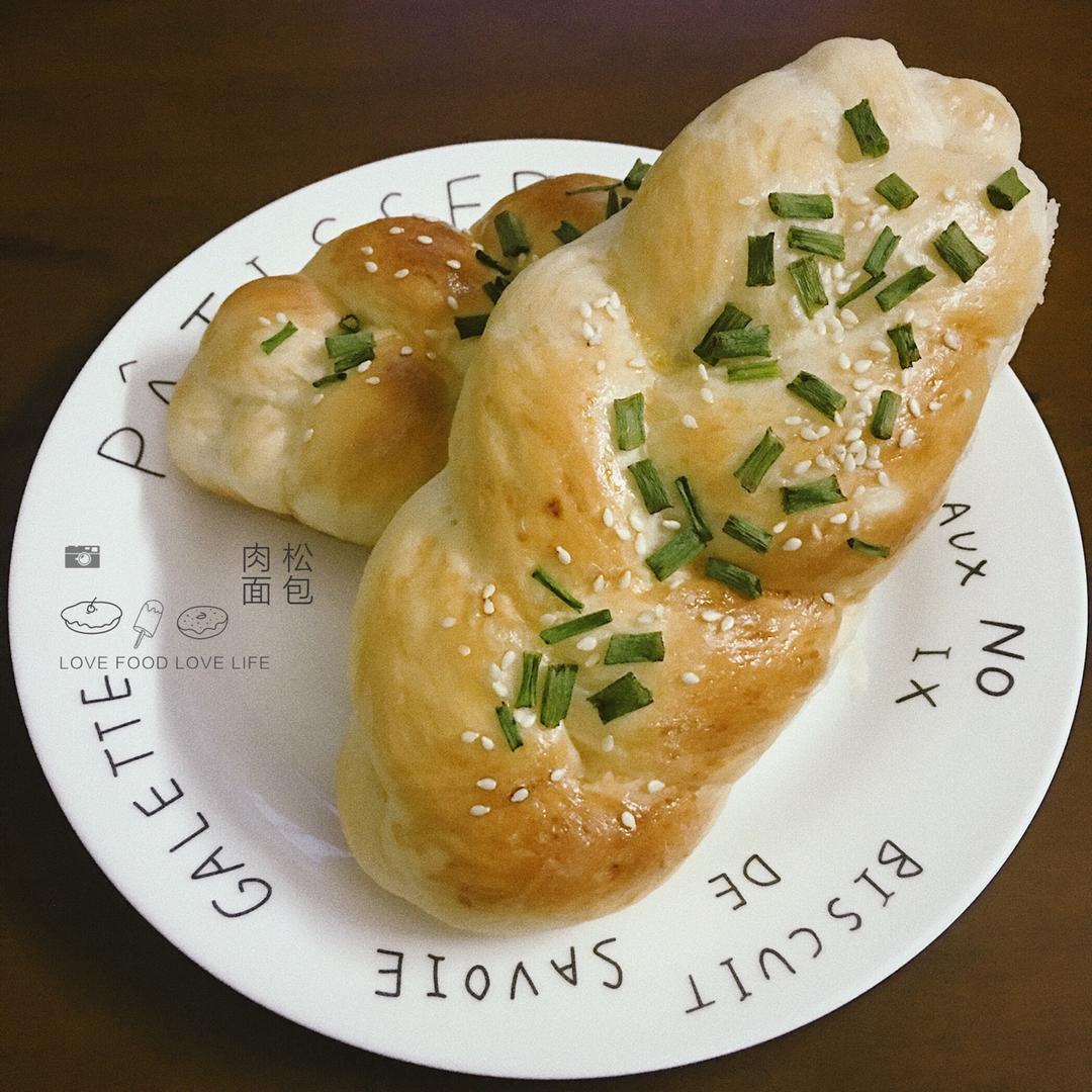 香葱肉松面包（烫种法）
