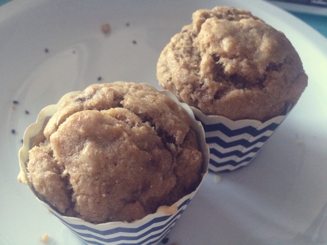 红糖全麦香蕉马芬